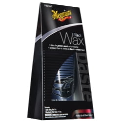 Meguiar’s Black Wax – Black Car Wax Creates Deep Reflections and Gloss – G6207, 7 (Best Car Polish For Black Paint)