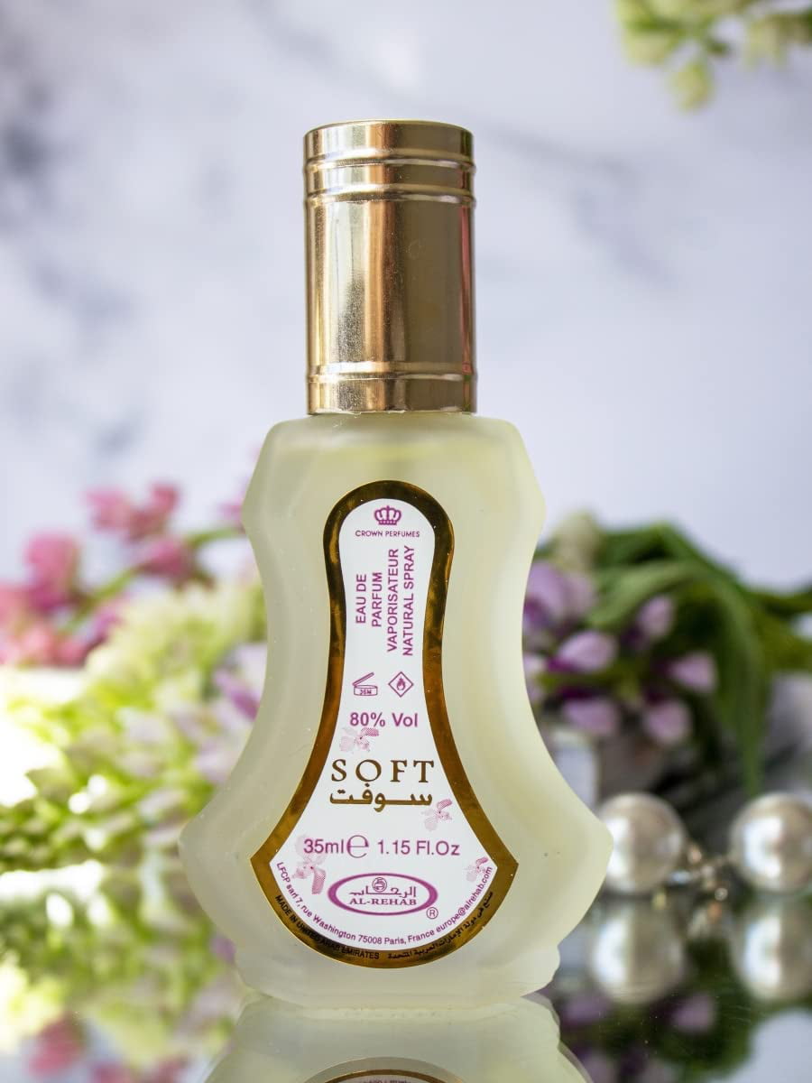 El principio Existe haga turismo Soft - Al-Rehab Eau De Natural Perfume Spray - 35 ml (1.15 fl. oz) -  Walmart.com