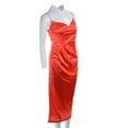 thumbnail image 5 of Douhoow Spaghetti Straps Black Dresses for Women Gown Party Club Backless Bodycon Split Dress, 5 of 7