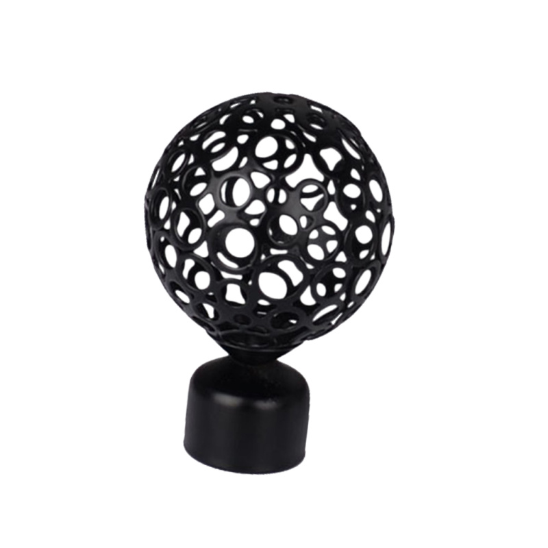 1 Piece Inner Dia.28mm Curtain Rod Finial End Vintage Retro Curtain