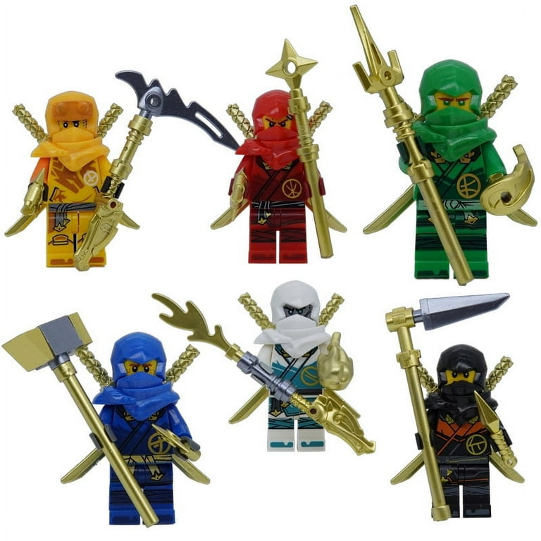 56 Pcs Ninjago Minifigures action figures Toys Set Birthday Gift
