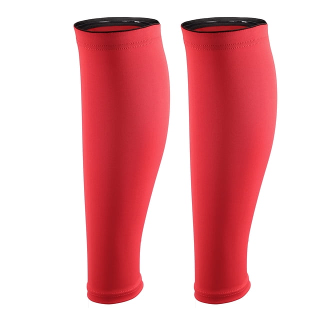 Mangas de Compresión para Pantorrillas Unique Bargains 1 Par Rojo Talla L