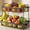 Black, variant on Fruit Basket for Kitchen Counter - 2-Tier Fruit Bowl with Removable Banana Hanger & Handles, Rustproof Fruit Holder for Kitchen, Living Room, Bathroom, 13.4"x8.7"x11.7", Black