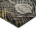 thumbnail image 3 of Addison Rugs Chantille Indoor/Outdoor Transitional Floral Black Machine Washable Rectangle Rug, 9' x 12', 3 of 8