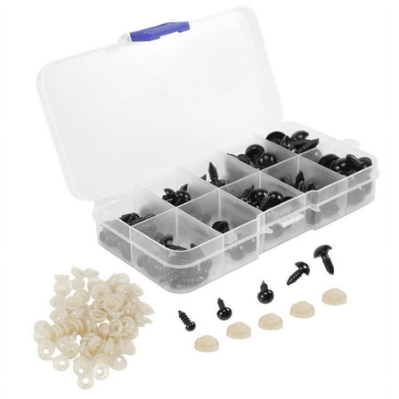 100 pcs 6-12 mm Plastic Safety Eyes, Eyes Doll DIY Crafts