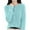 Cyan, variant on Cardigan Sweaters for Women Button Down Cardigans Open Front Crew Neck Knit Sweaters Trendy Dressy Knitwear OIOLOYJM Black 2XL