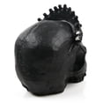 thumbnail image 4 of Cabeza de Artificial Hecha de Resina Negra Zulema Modelo de resina artesanal 16 12,5 Cm, 4 of 7
