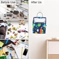 thumbnail image 4 of Laklulu - Bolsa para colgar en la pared, caja de almacenamiento de pared para baño, cocina, dormitorio, organizador, cesta mejorada, 4 of 5