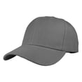 thumbnail image 3 of Gelante Adult Plain Baseball Hat Cap Adjustable Back Strap 12 Pack-Dark Gray, 3 of 5