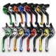 thumbnail image 2 of Compatible with MV Agusta Brutale 750/910/989R/1078 RR 2001-12 Motorcycle Accessories Adjustable Folding Extendable Brake Clutch Lever Black, 2 of 5