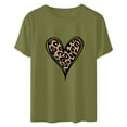 thumbnail image 5 of Tbopshirt Womens Tops,Valentine's Day T-Shirts for Women Graphic,Plus Size Tops,Women Valentines Day Heart Printed Short Sleeve T-Shirt Novelty Graphic Tops Casual Round Neck S-XXXL, 5 of 5
