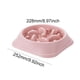 thumbnail image 4 of Cuenco para Comedero Comida Lenta Antiasfixia Cuenco Comida Lenta Práctico Cuenco para Suministros para (L Rosa) Rosa, 4 of 6