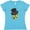 Aqua, variant on Inktastic Mardi Gras Skull with Cigar Women's V-Neck T-Shirt