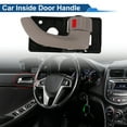 thumbnail image 3 of Mango de puerta interior del lado del conductor delantero y del lado del pasajero trasero izquierdo para Hyundai Tucson 2005-2009, mango de puerta interior No.826102E000 Beige Negro 1 Pc, 3 of 6