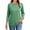 Green, variant on BLVB 3/4 Length Sleeve Womens Tops Dressy Casual Tunic Blouses for Women Trendy Crewneck T Shirts Summer Clothes