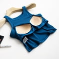 thumbnail image 5 of Fabrcox Ribbed Tank Top with Built In Bra for Women U Neck Sleeveless Slim Fit Women's Camisole Basic Spring Summer Workout Women Undershirts, 5 of 6