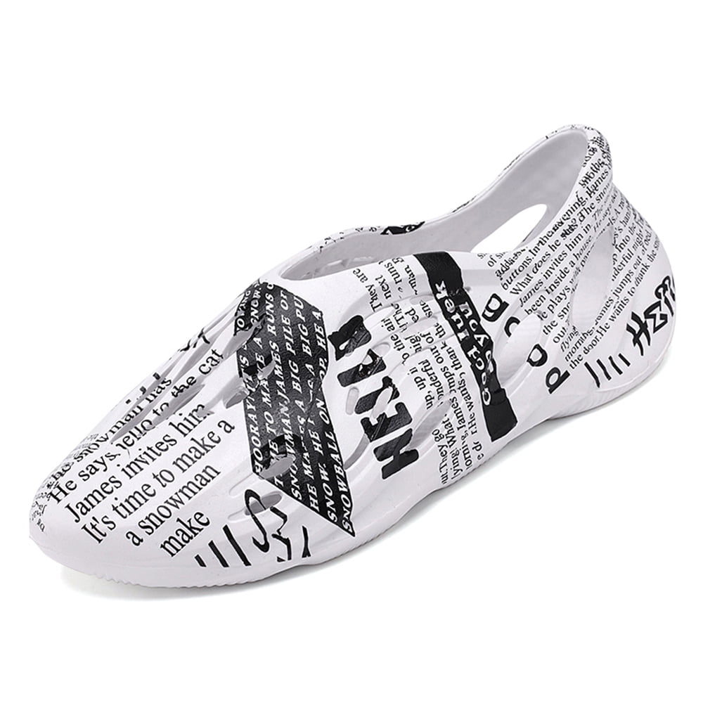 Mens Casual Sneaker Musicals Poster Printed Slip-on Loafer Flat Fashion Walking Shoes 