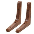 thumbnail image 4 of OUNONA  2 Pcs Floating Shelf Hardware Bamboo and Wood Bracket, 4 of 8