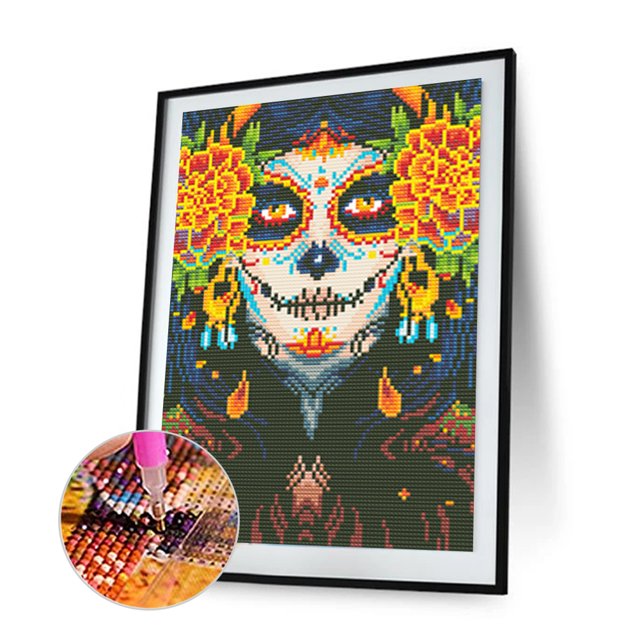 Cuadros Decorativos 5D bricolaje ronda completa taladro diamante pintura fantasma luminoso decoración del hogar (LZYG29) DQrwqpou Nuevos Originales