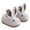 Grey, variant on Huowey Toddler Fashion Cute Fall Girls Slippers Flat Bottom Soft Warm Comfortable Solid Color Cartoon Rabbit Shape Boho Shoes, 3-4 Years