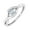 White, variant on 1/4 Carat Channel Set Diamond Solitaire Engagement Ring Band in 14K White Gold (Ring Size 5)