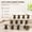 Bronze, variant on 12PCS Antique Mini Metal Cabinet Drawer Knobs, 11.5mm Small Dresser Handles for Jewelry Box, Gift Case Hardware, Vintage Style Small Drawer Pulls in Bronze Tone