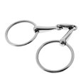 thumbnail image 1 of Stainless Steel Mouth Bit / Snaffle Bit O-ring Horse 5" Mouth Banmo, 1 of 5