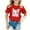 Red, variant on LRen Toddler Girls Easter Shirt Bunny Short Sleeve T-Shirt Loose Easter Day Tee Shirt Tee for Boys & Girls