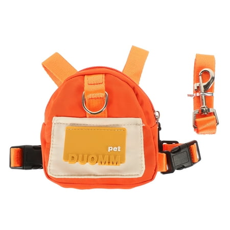 Eease 1 Set Dog Backpack Harness Pet Saddle Bag Backpack Puppy Self Carrier Backpack
