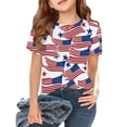 thumbnail image 2 of CCRFTGI 250th Anniversary Usa Shirt for Kids Boys Girls Size 10-12 Patriotic 4th Of July Cute Tops American Flag Stars Striped Tshirt Freedom Summer Shirts 1776 Tee Tops Red 9-10 Years, 2 of 6