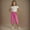Hot Pink, variant on Juslio Girls Pants 4-14Years Kids Girls Solid Color Elastic Waist Straight With Pocket（Green Capris， 4 Years）