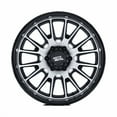 thumbnail image 3 of 20x9 Moto Metal MO814 Tekton Gloss Black W/ Machined Face Wheel 5x5 (1mm), 3 of 3