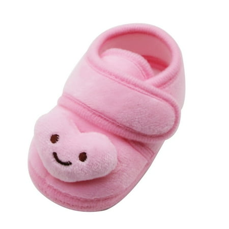 

Infant Baby Boys Girls Slipper Soft Sole Non Skid Sneaker Moccasins Toddler First Walker Crib House Shoes