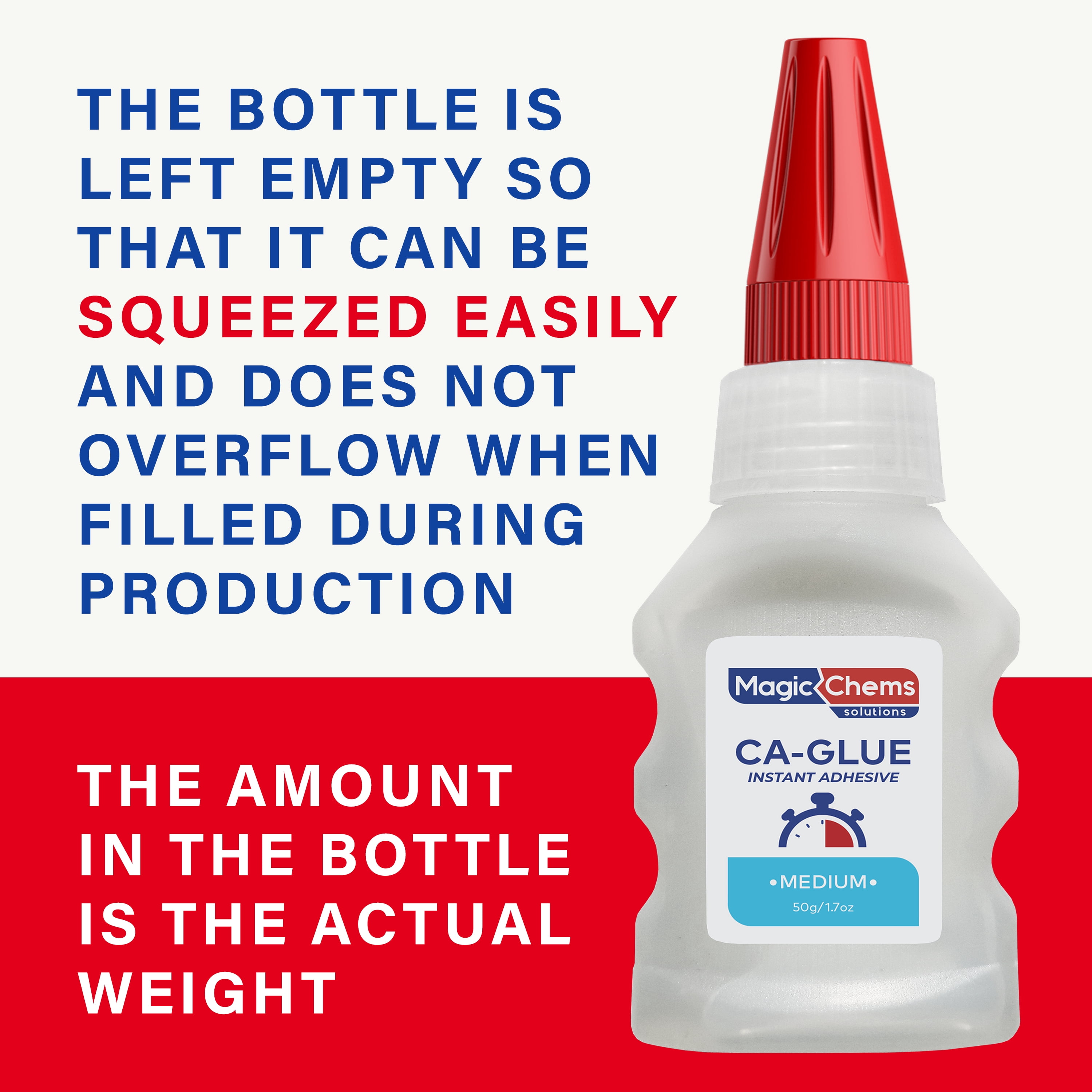 CA Glue with Activator (32 x 1.7 oz + 16 x 13.5 fl oz), Cyanoacrylate Glue and Activator, Super Glue with Activator, CAGlue and Accelerator (16 Pack)