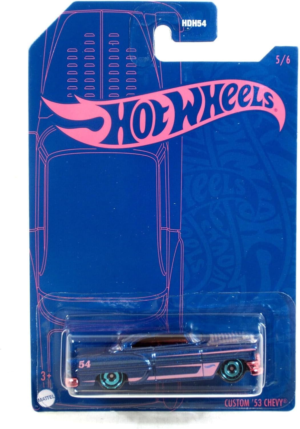 Hot Wheels 54th Anniversary Pearl and Chrome Series Wave 2 Set of 5