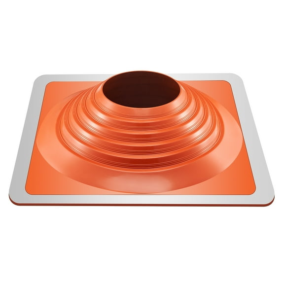 VEVOR Roof Pipe Flashing Boot,Fit Pipe OD 10" to 18", Flexible Silicone Roofing Jack Pipe Flashing, High Temp -101℉ to 437℉, Endurable Square Metal Base, for Chimney, Wood Stove & Outdoor Vent Pipes