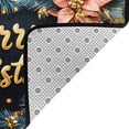 thumbnail image 4 of Area Rugs For Living Room Decor - Merry Christmas Flowers Soft Anti Slip Throw Washable Rugs 5x7 For Bedroom, Indoor Carpet For Bedroom Living Room 80x58In, 4 of 7