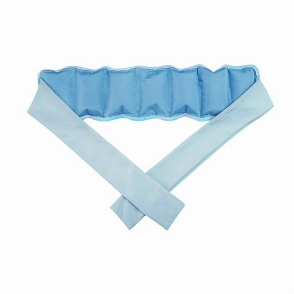 Ice Wrap Full Neck Cooling Support: Reusable Cold Therapy Pad – Instant Muscle Pain Relief, Wearable Comfort, Reusable for Neck Stiffness & Soreness  （Light Blue））