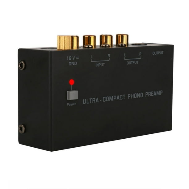 Ultra Phono Preamp Turntable Phonograph Preamplifier Mini Stereo Audio HiFi with RCA Interfaces
