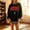 Black, variant on Women's Merry Christmas Sweatshirt Plaid Trim Crewneck Pullover Letter Print Xmas Tree Casual Long Sleeve Holiday Tops Xmas Gifts
