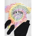 thumbnail image 3 of Go Team New York College 1998 Tie Dye Spiral Men -Image by Shutterstock, Male Large, 3 of 4