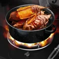 thumbnail image 2 of Enamel Oval Roaster Excellent Heating For Family Dinners Recommended, 2 of 5