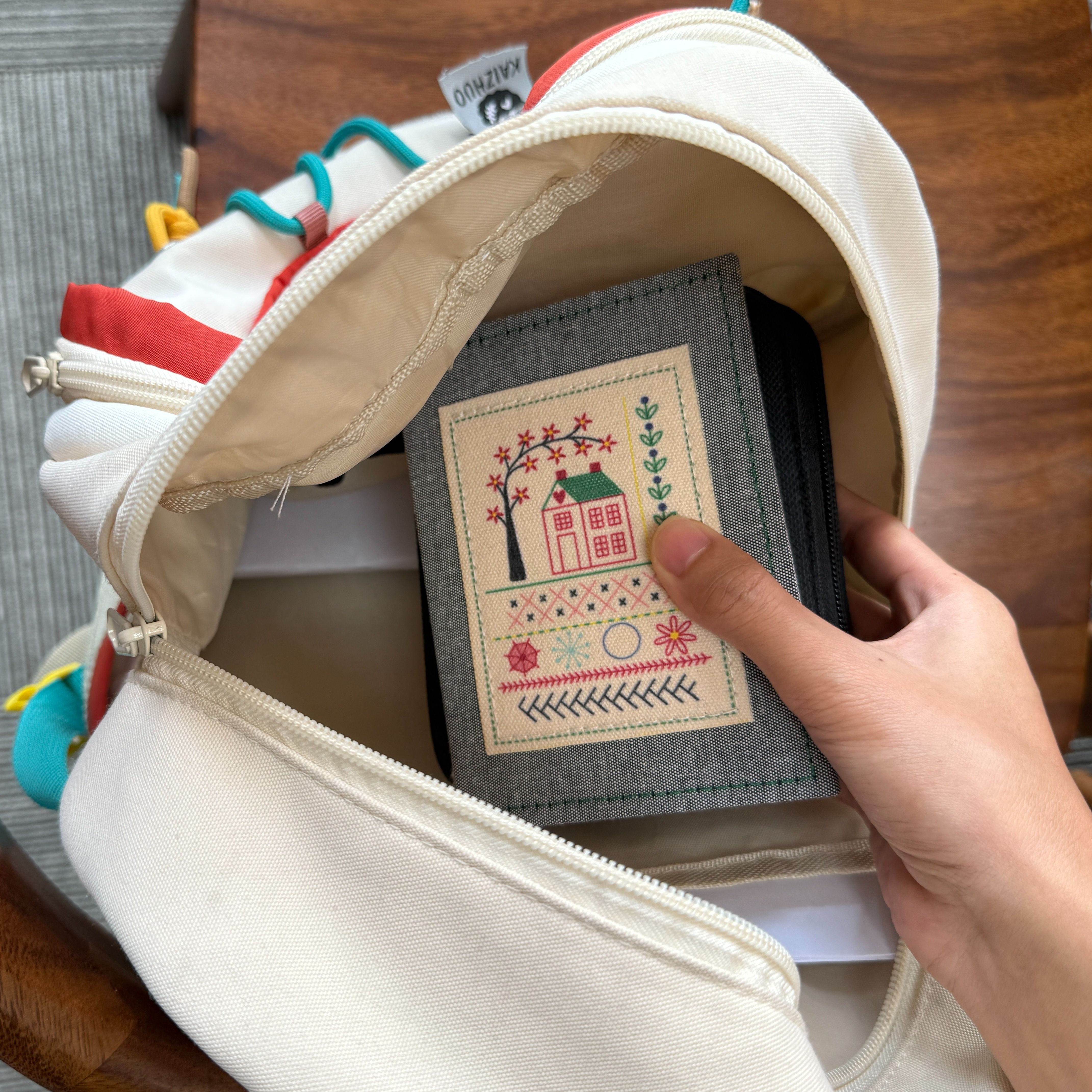 Upgraded Embroidery Stitch Book Kit,Patterns with Tools & Tutorials, 90 PCS Beginner Embroidery Kit, Portable All-in-One Hand Embroidery Book for Adults & DIY Craft Lovers