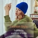 thumbnail image 4 of Paquete de 2 gorros de invierno para mujer, gorro de punto elástico, cálido y acogedor, plegable, 4 of 5
