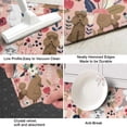 thumbnail image 3 of Poodle and Pioneer Flower Kitchen Rug Mat,Kitchen Runner Rugs Non Skid Washable,Decorative Kitchen Floor Mats for Kitchen,Sink,Laundry,17"X47", 3 of 5