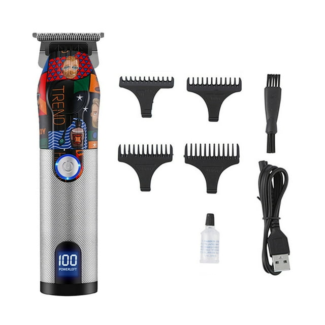 Cortapelos para hombre, kit de corte de pelo profesional, cortapelos inalámbricos para corte de pelo