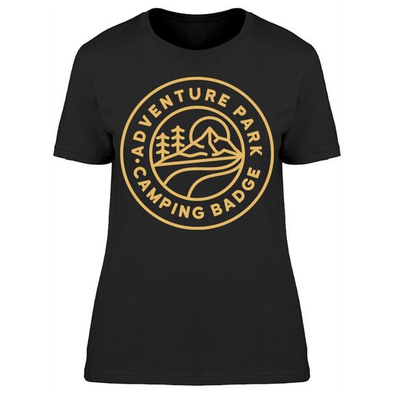 Adventure Park Camp Badge T-Shirt Women -Image by Shutterstock, Female Large