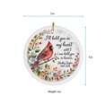 thumbnail image 5 of Remembrance Cardinal Memorial Christmas Ceramic Ornament 2025, I'll Hold You in My Until I Can Heaven Christmas Ornament, Custom Name Text Ceramic Christmas Ornament Gift for, 5 of 5