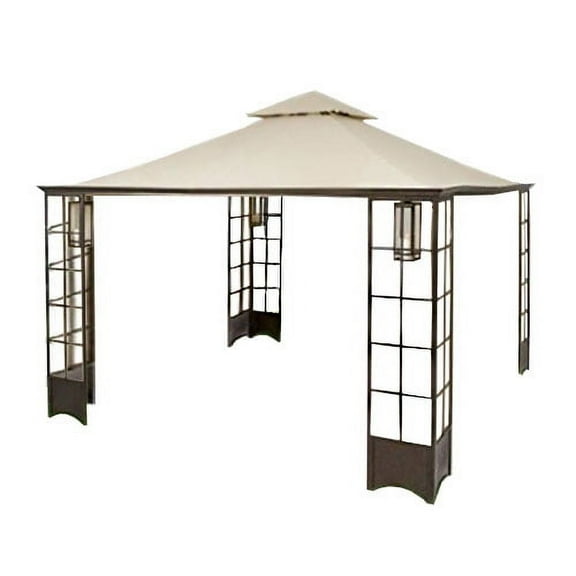 Garden Winds Replacement Canopy Top for Trellis Gazebo, RipLock 350