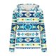 thumbnail image 4 of Camiseta con Capucha Impresa de Estilo Bohemio sin Posicionamiento de Manga Larga para las Mujeres, Camisetas de Manga Larga para las Mujeres, 4 of 5